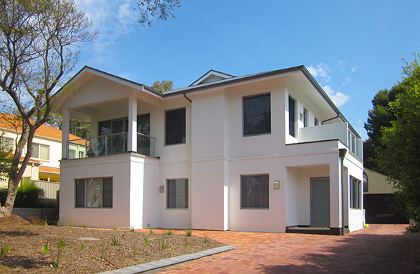 2011 Beaumont. Upper storey addition to single storey residence.